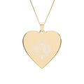 MY GIRL — Holding You in Truth, Light, and Power  — Engraved Heart Pendant (Silver or Gold)