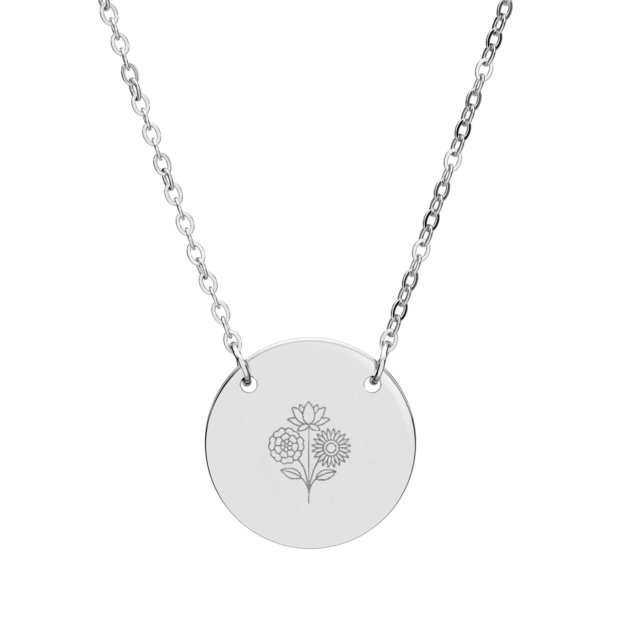 MY GIRL — Holding You in Truth, Light, and Power — Engraved Pendant