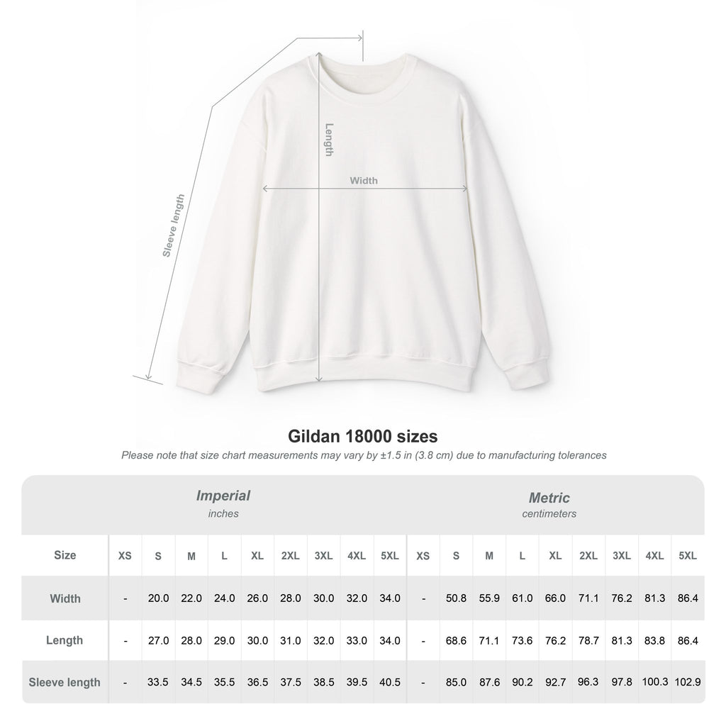 "Enjoy the Way" - Embroidered Minimalist Crewneck Sweatshirt